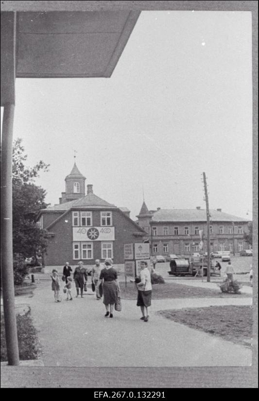 Vaade Valga raekojale.