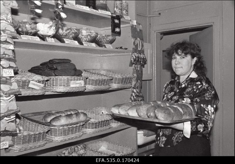 Leili Olonen - pagariäri perenaine Võhmas.