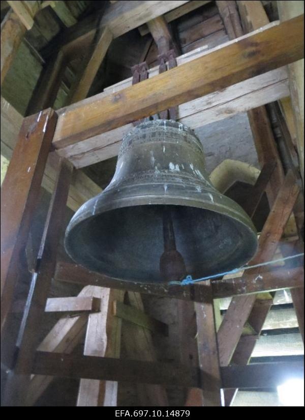 Vigala Maarja kiriku kellatorni sisevaade.