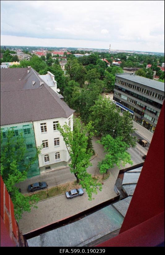 Vaade Pauluse kiriku kellatornist.