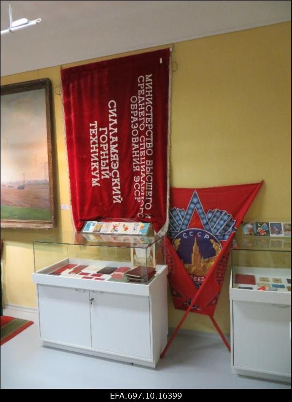 Sillamäe kultuurikeskus. Nõukogude aega kajastav näitus.