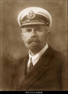 Vabadussõda. Merejõudude juhataja mereväekapten Johan Pitka.  duplicate photo