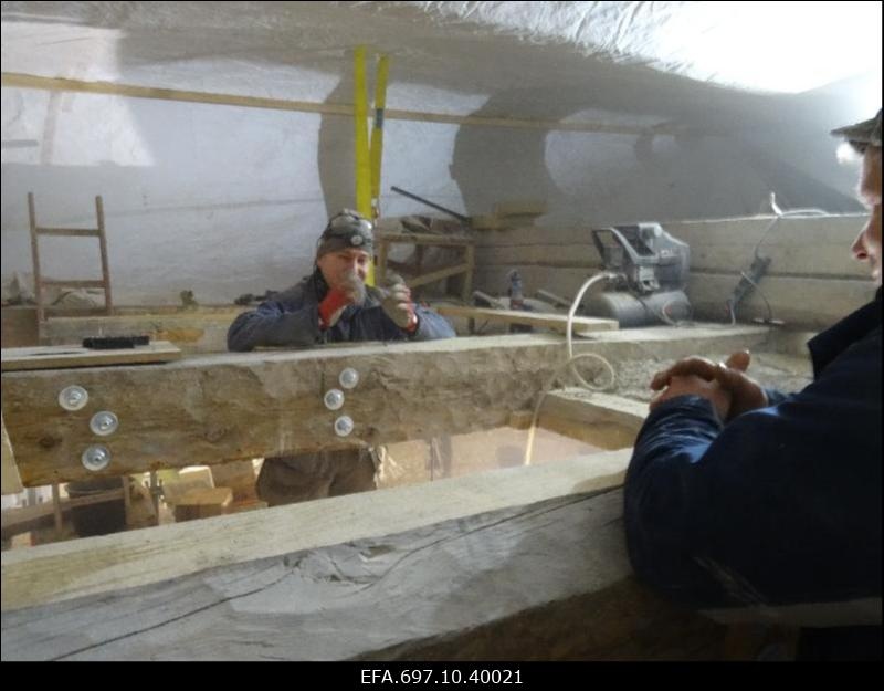 Riisipere mõis. Mõisa peahoone renoveerimine.