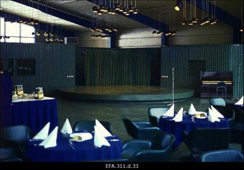 Tallinna Polütehnilise Instituudi klubi-söökla sisevaade.