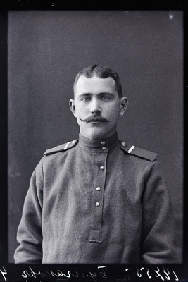 Tsaariarmee sõjaväelane Bulgakoff (Bulgakov).  duplicate photo