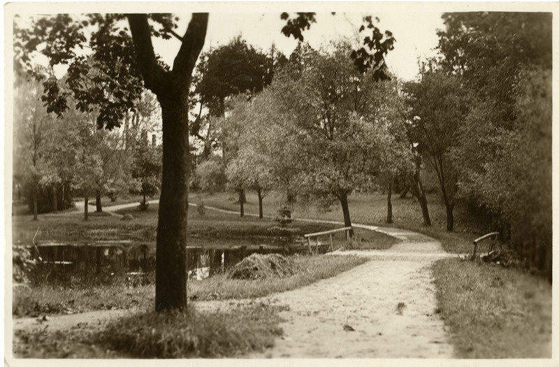 Vaade Valga linnapargile