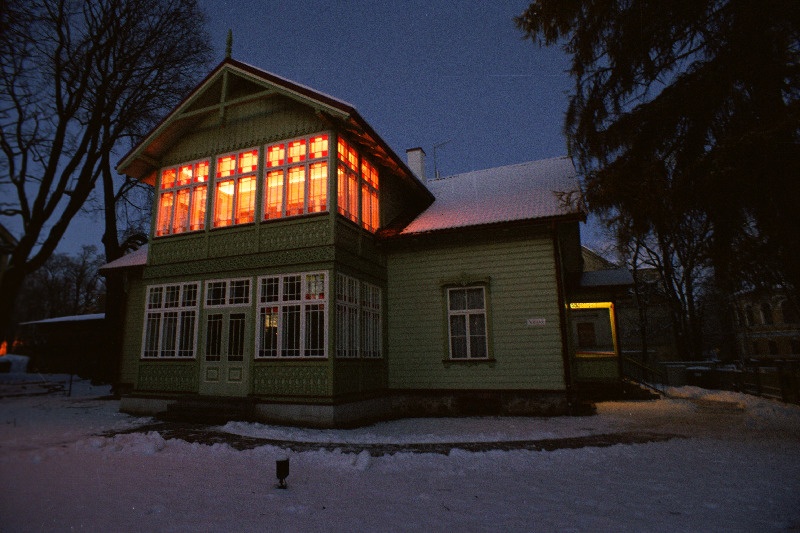 Renoveeritud puitmaja Tartus.