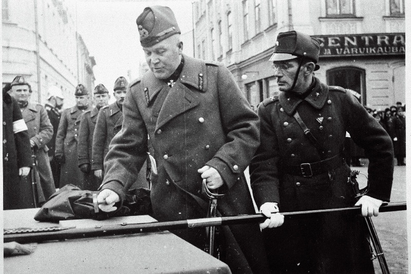 Kaitseliidu Tartu Malev. Suurtükiväe divisjon. Ülevaatused, õppused.