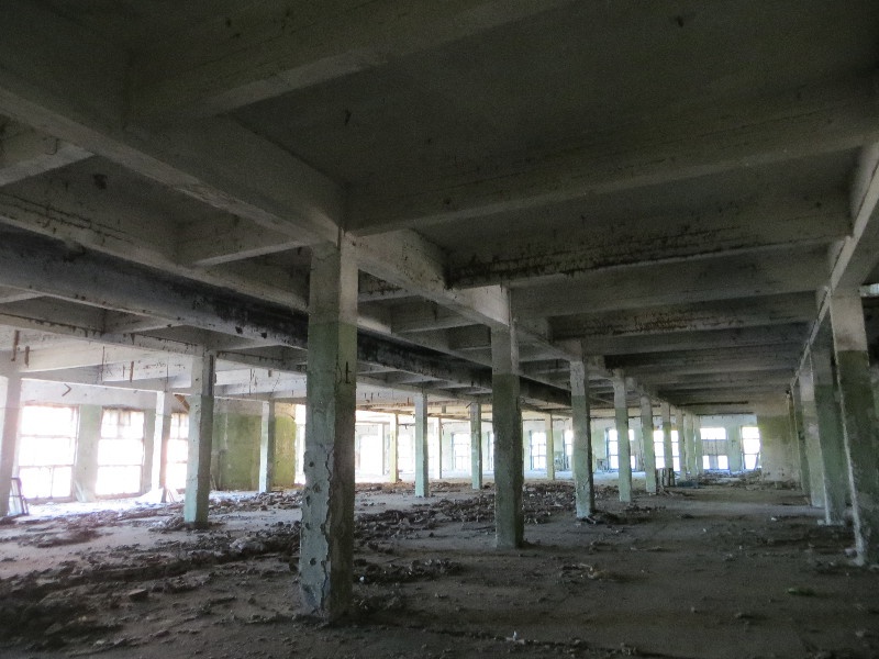 Balti Manufaktuuri ajalooline tööstushoone. Sisevaade.