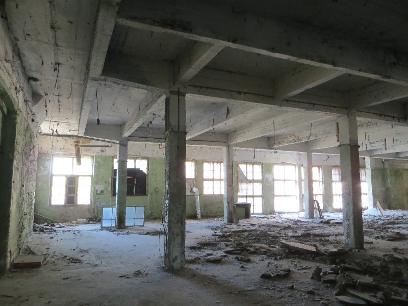 Balti Manufaktuuri ajalooline tööstushoone. Sisevaade.