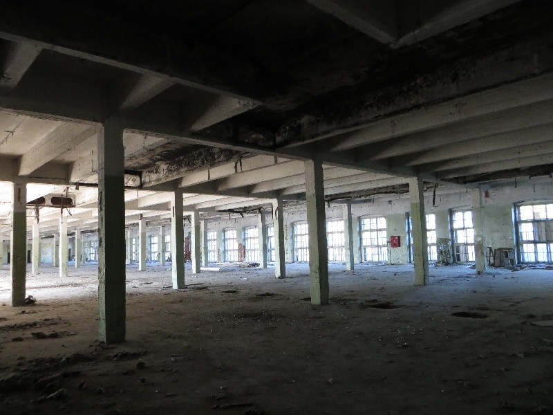 Balti Manufaktuuri ajalooline tööstushoone. Sisevaade.