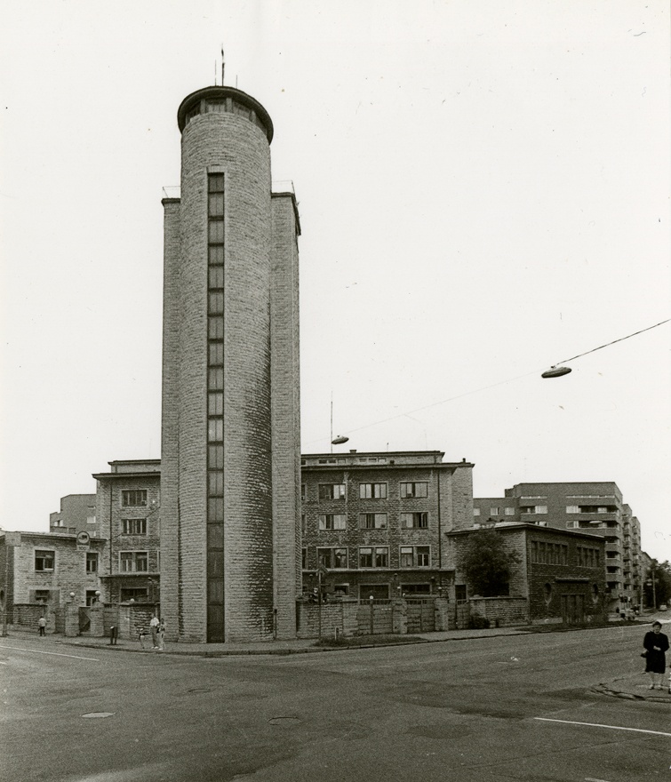 Raua tn tuletõrjehoone, vaade Raua tänavalt. Arhitekt Herbert Johanson
