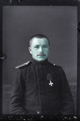 Tsaariarmee sõjaväelane Korowiakowski (Korovjakovski).  duplicate photo