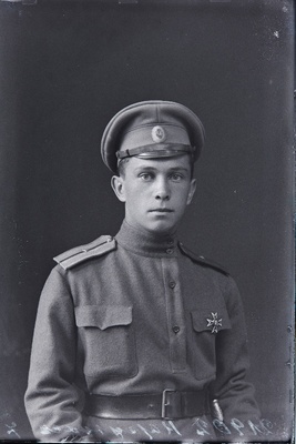 Tsaariarmee sõjaväelane Karunoff [Karunov].  duplicate photo
