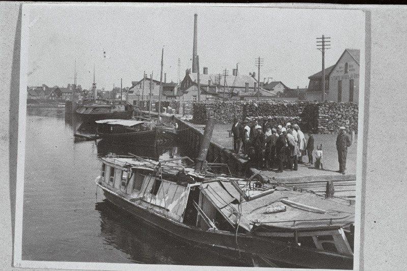 Vaade Tartu jõesadamale.