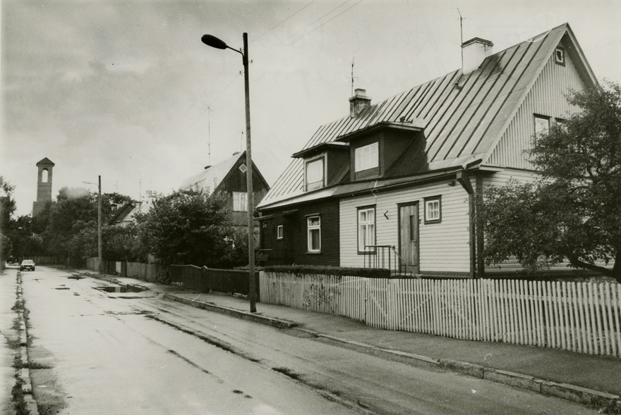 Majad Preesi tänaval, tänavavaade. Arhitekt Herbert Johanson