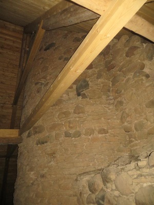 Risti kirik. Sisevaade. Katusealune.  similar photo