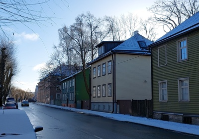 Vaade Ristiku tänavale. rephoto