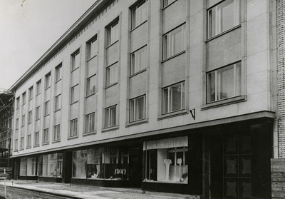 Korterelamu Tallinnas Roosikrantsi 8, hoone vaade. Arhitekt Eugen Habermann  duplicate photo