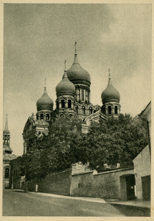 Aleksander Nevski peakirik Tallinnas, hoone vaade. Arhitekt Mihhail Preobraženski