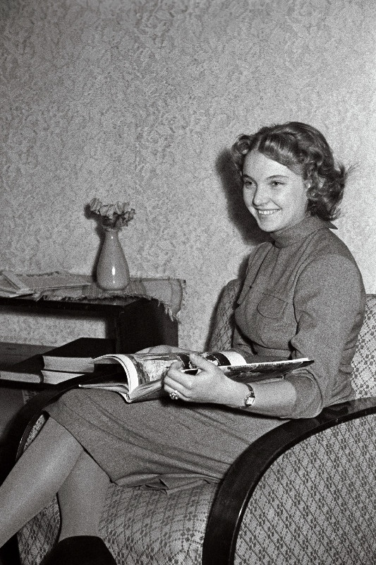 Filminäitleja Terje Luik peaosalisena stuudio Tallinnfilm filmis Vallatud kurvid.