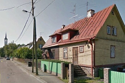 Majad Preesi tänaval, tänavavaade. Arhitekt Herbert Johanson rephoto