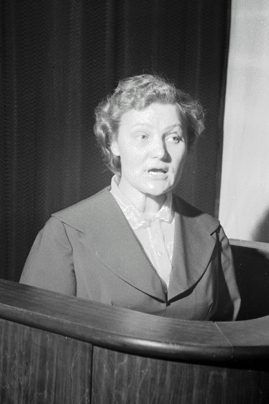 Tallinna Töörahva Saadikute Nõukogu saadikukandidaat L. Vanaselja.