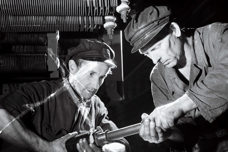 Pääsküla elektrirongidepoo lukksepp, kommunistliku töö eesrindlane Ville Mitt.