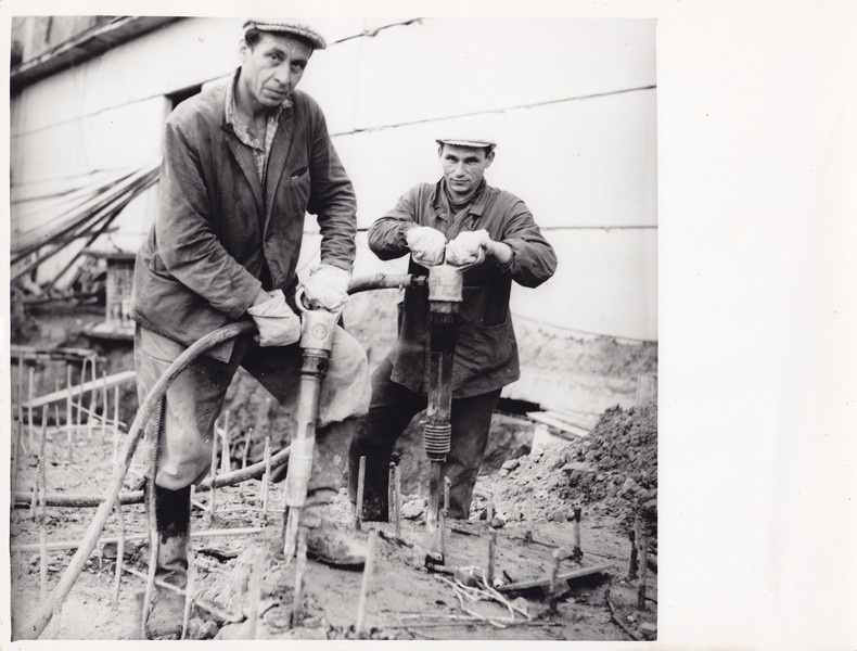 Eesti SEJ ehitus. Vundamendi ehitus transformaatori alla