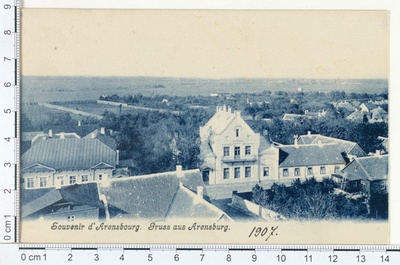 Kuressaare vaade 1907  duplicate photo