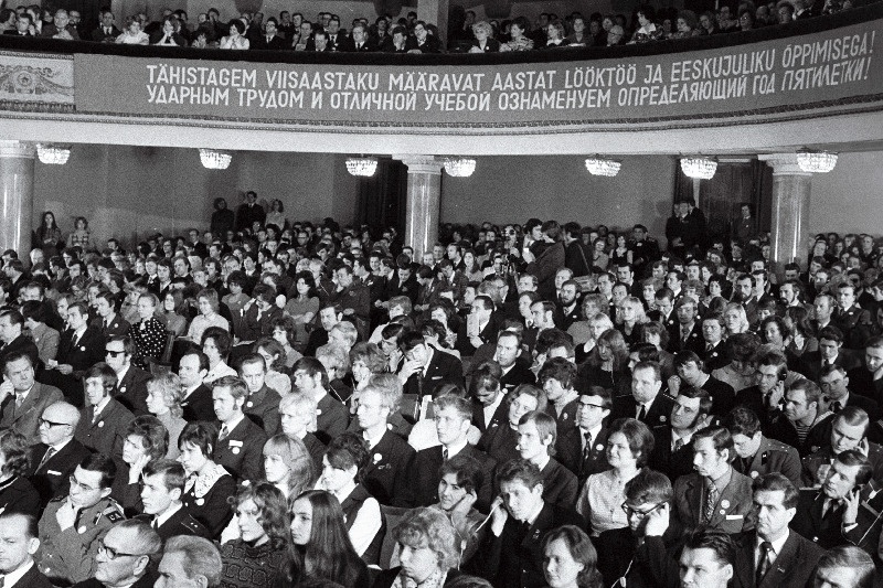 Vaade saali ELKNÜ XVII kongressi ajal.