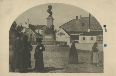 Barclay de Tolly monument Tartus Barclay platsil, postkaart G. Fr. Schlateri 1860-ndatel pildistatud fotost  duplicate photo