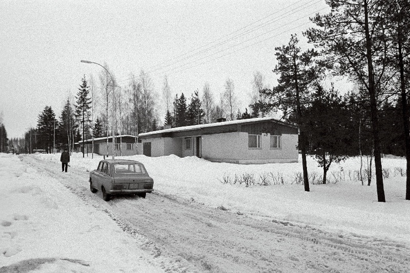 Pärnu rajooni "Edasi" kolhoosi töötajate elamud Libatses.