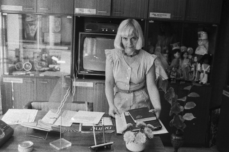 Kolhoosi "Lääne Kalur" Virtsu lastepäevakodu kasvataja Ülle Grossfeldt.