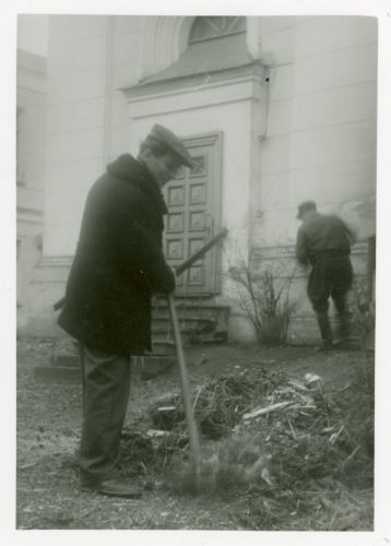 Reorganization of the main building of the University of Tartu in 1952.
