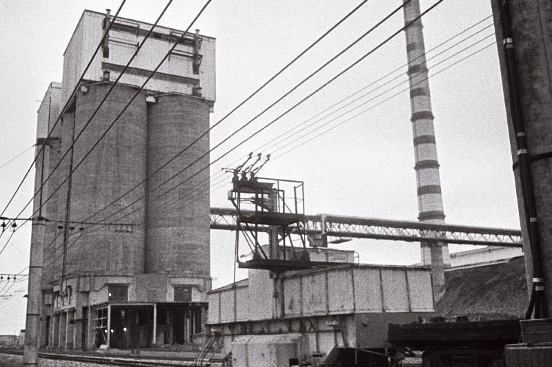 Eesti Elektrijaama põlevkivituhasõlme kompleks.