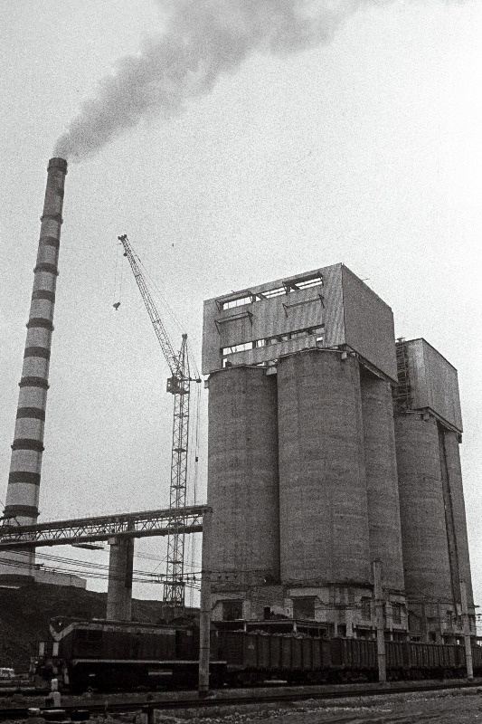 Eesti Elektrijaama põlevkivituhasõlme kompleks.