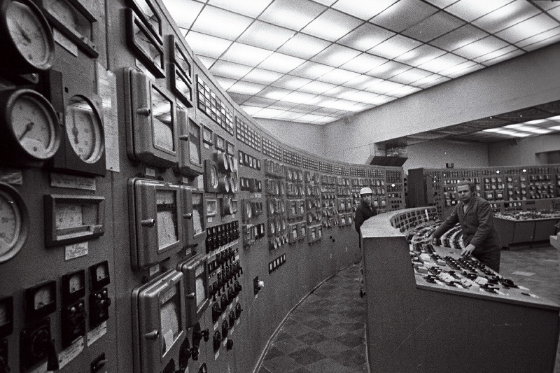 Eesti Elektrijaama energiaploki juhtimispult.