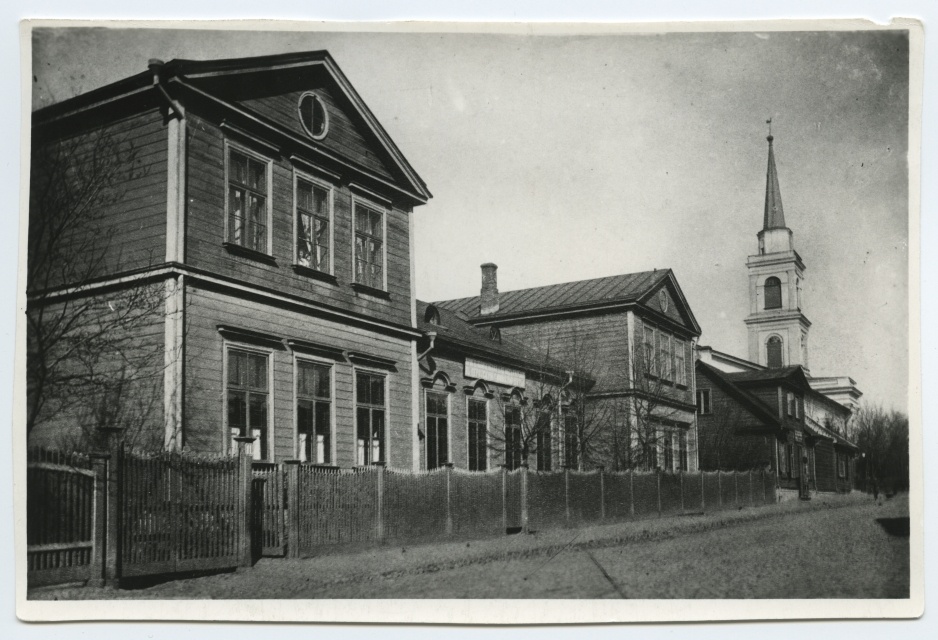 Tartu. Tartu Teacher Seminar building on Pepler Street