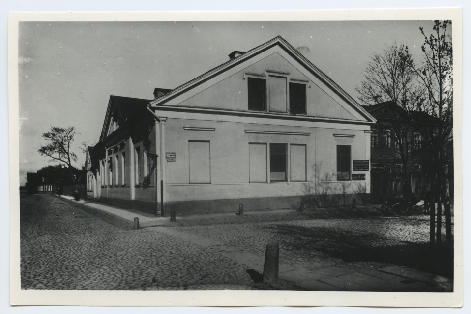 Tartu. Old building of the University of Tartu eye clinic