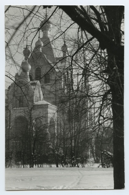 Orthodox Church in Tartu on Sõbra Street. Outdoor views