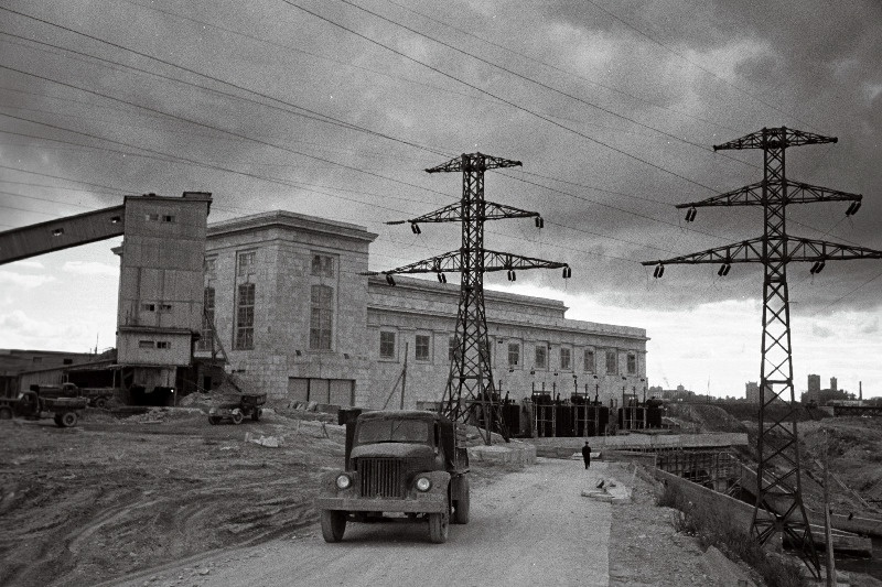Üldvaade Narva hüdroelektrijaamale.