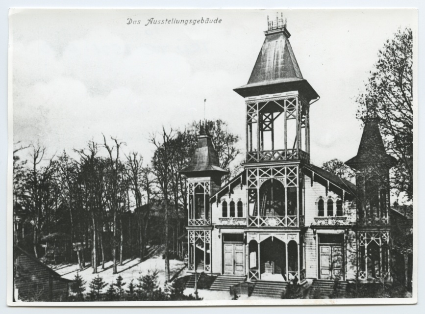Tartu. The German exhibition field on Puiestee Street responded to the Church of Peetri
