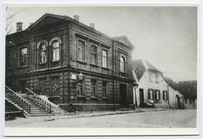 Tartu. Building of the Estonian Karskus Union on Jakobi Street on the hill of Toomemäe  duplicate photo