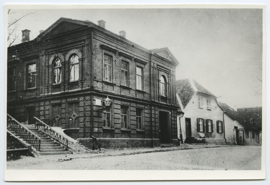 Tartu. Building of the Estonian Karskus Union on Jakobi Street on the hill of Toomemäe