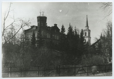 Tartu. Alexander von Oettingen's house on Tiigi Street  duplicate photo