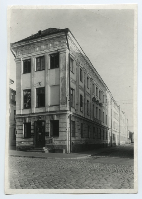 Tartu. Stone pharmacy on the square