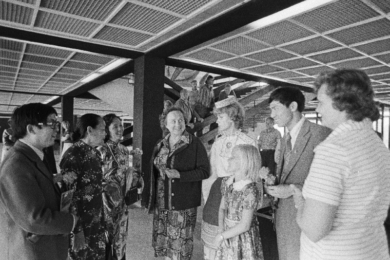 Sõprusühingu "Vietnam - Nõukogude Liit" delegatsioon tutvub S.M. Kirovi nim. näidiskalurikolhoosiga.