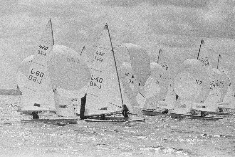 "470" - klassi jahid distantsil XXXII Balti regatil.