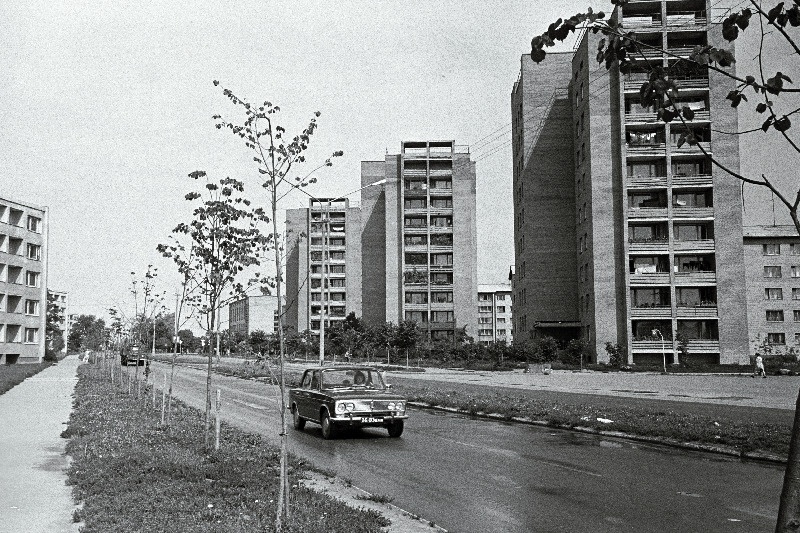 Vaade elamutele Kreenholmi tänavas Narvas.